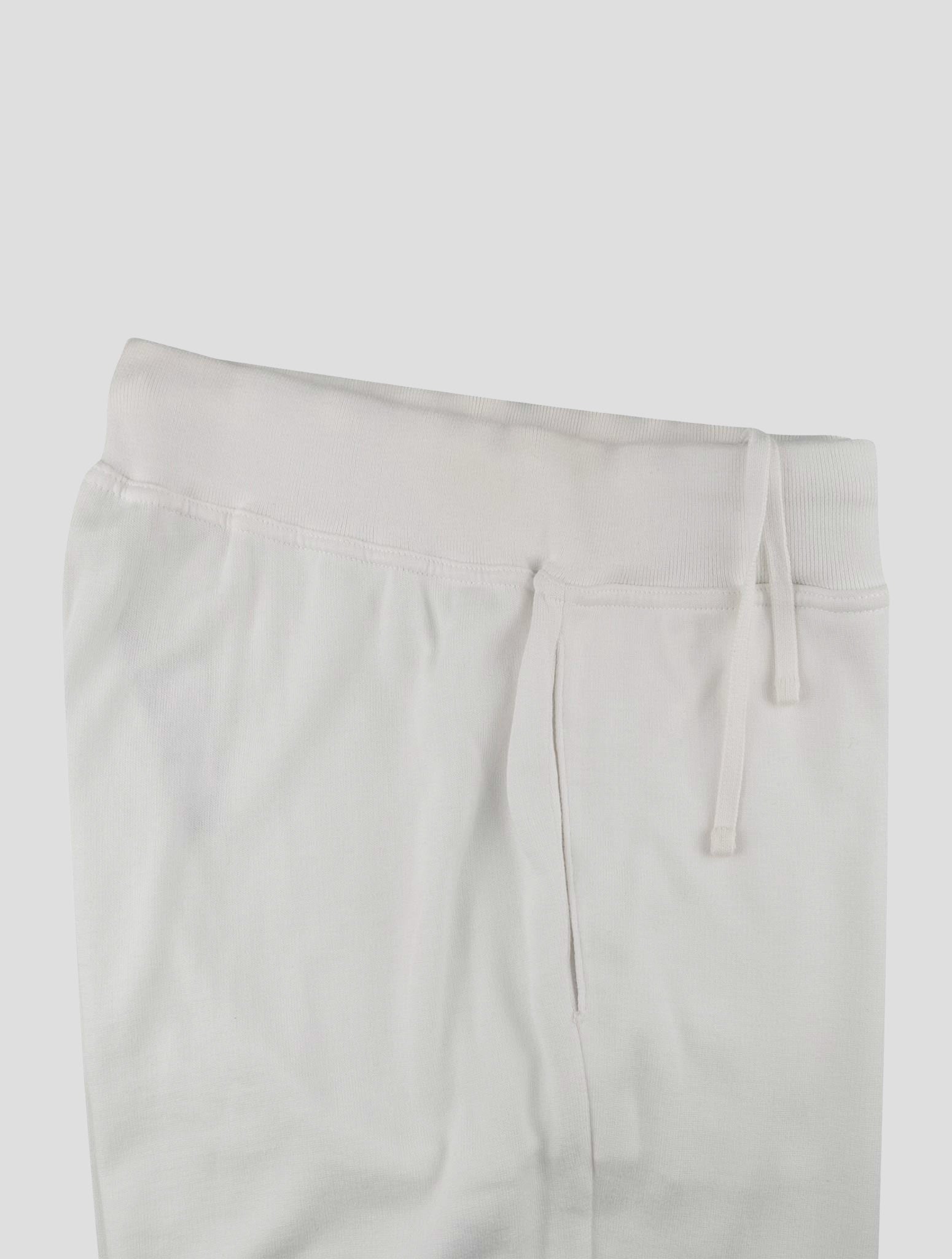 Kiton White Cotton Jogging Pants