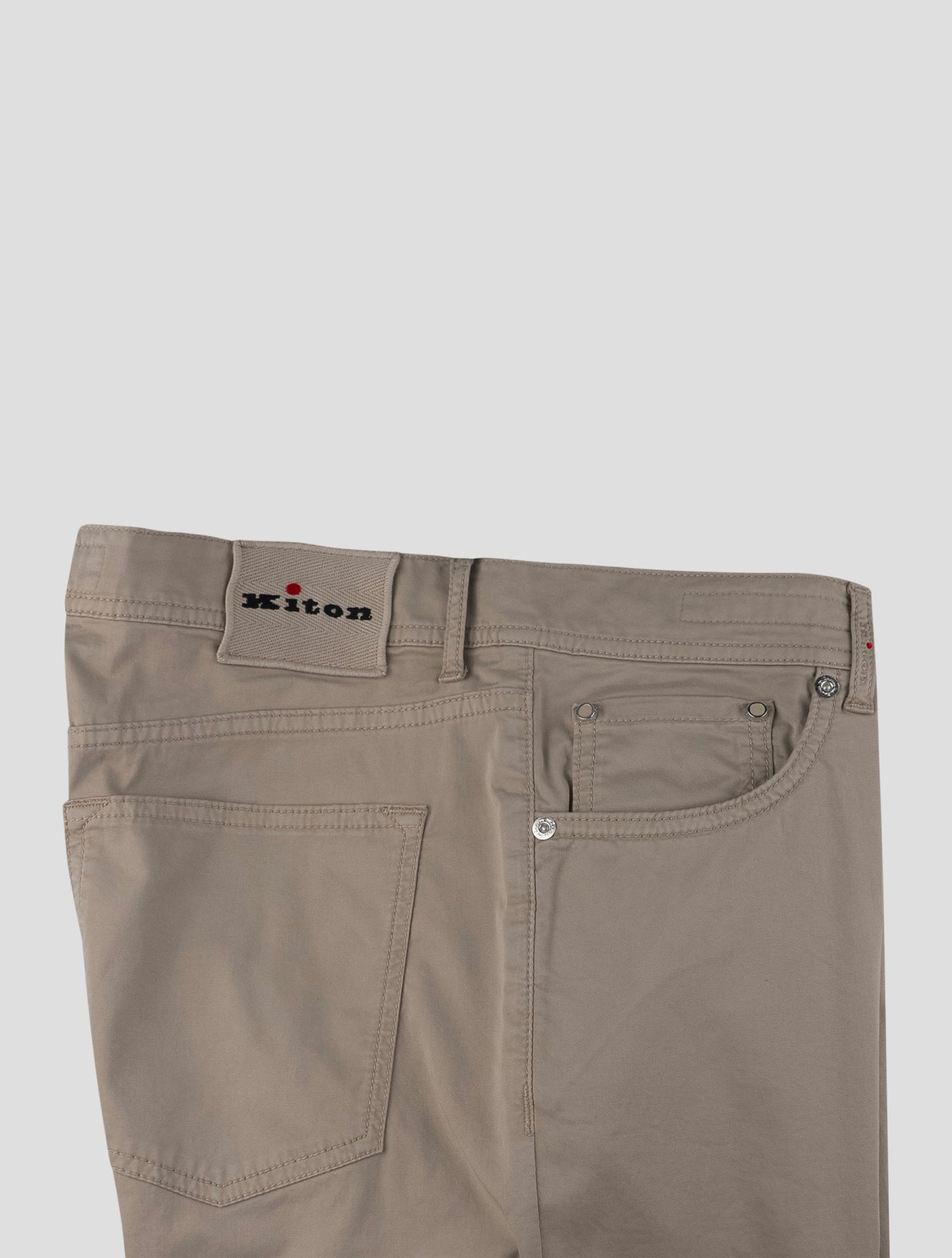 Kiton Beige Cotton Ea Jeans