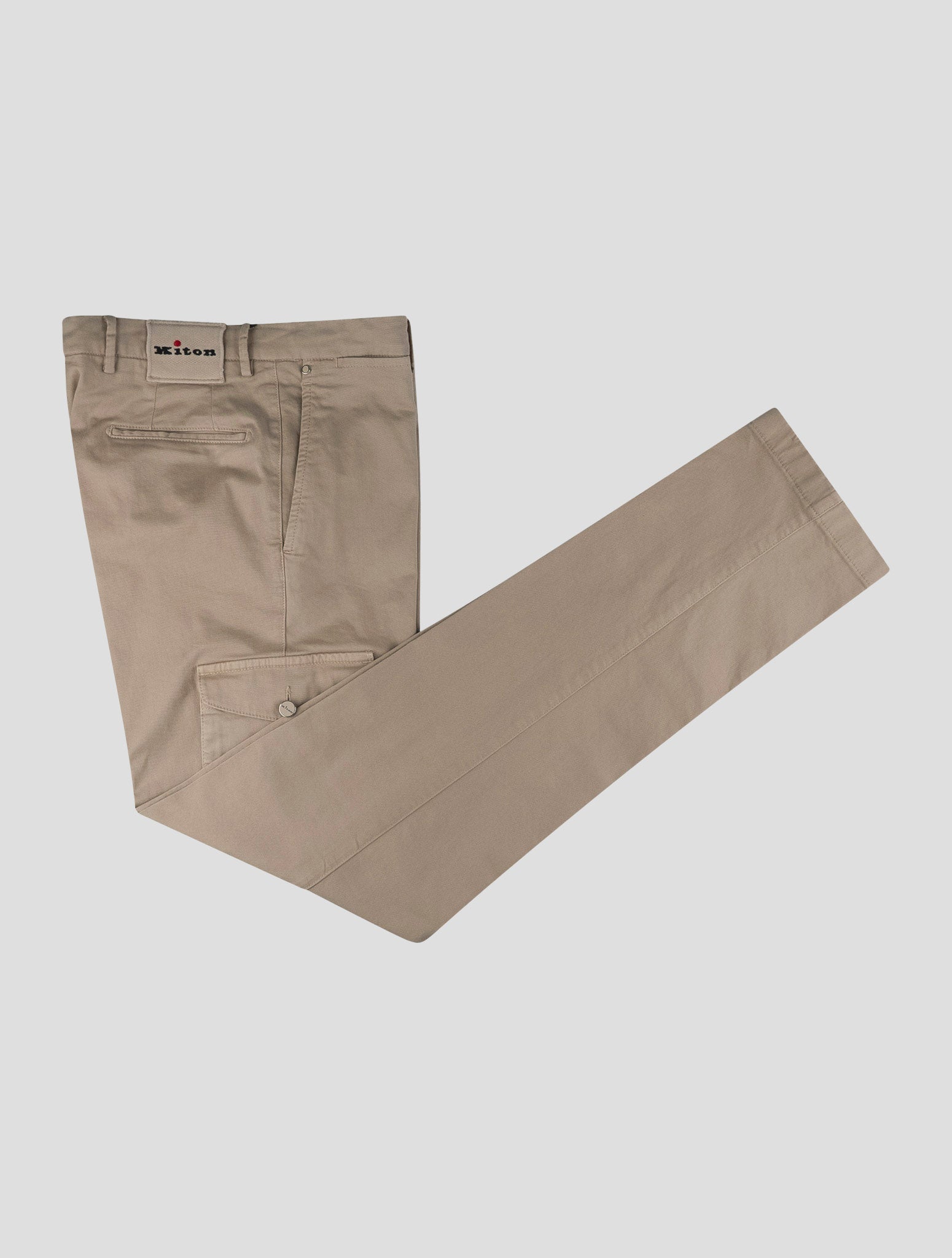 Kiton Brown Cotton Ea Cargo Pants