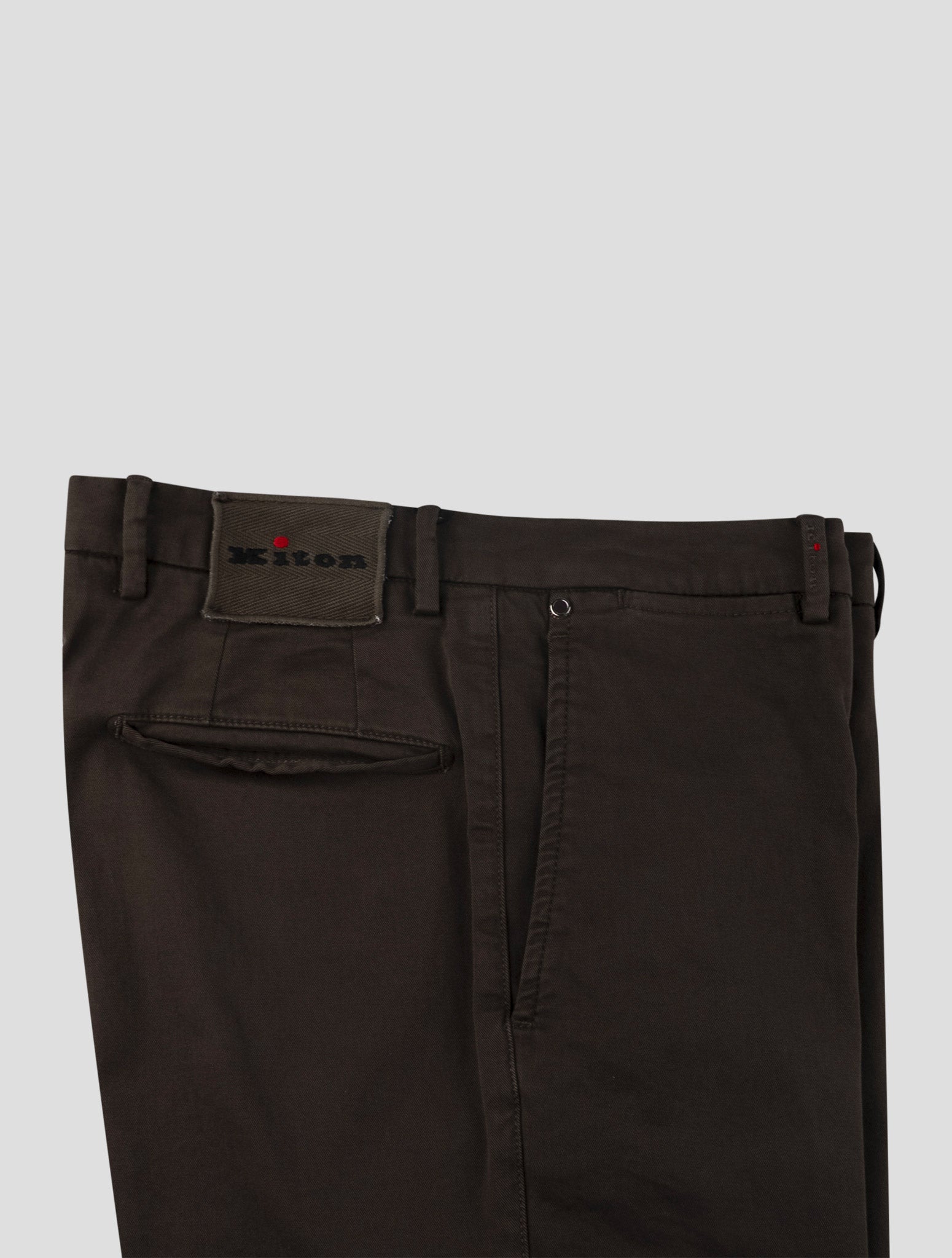 Kiton Brown Cotton Ea Cargo Pants