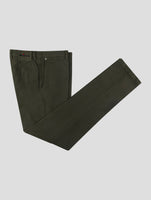 Kiton Green Cotton Cashmere Ea Pants