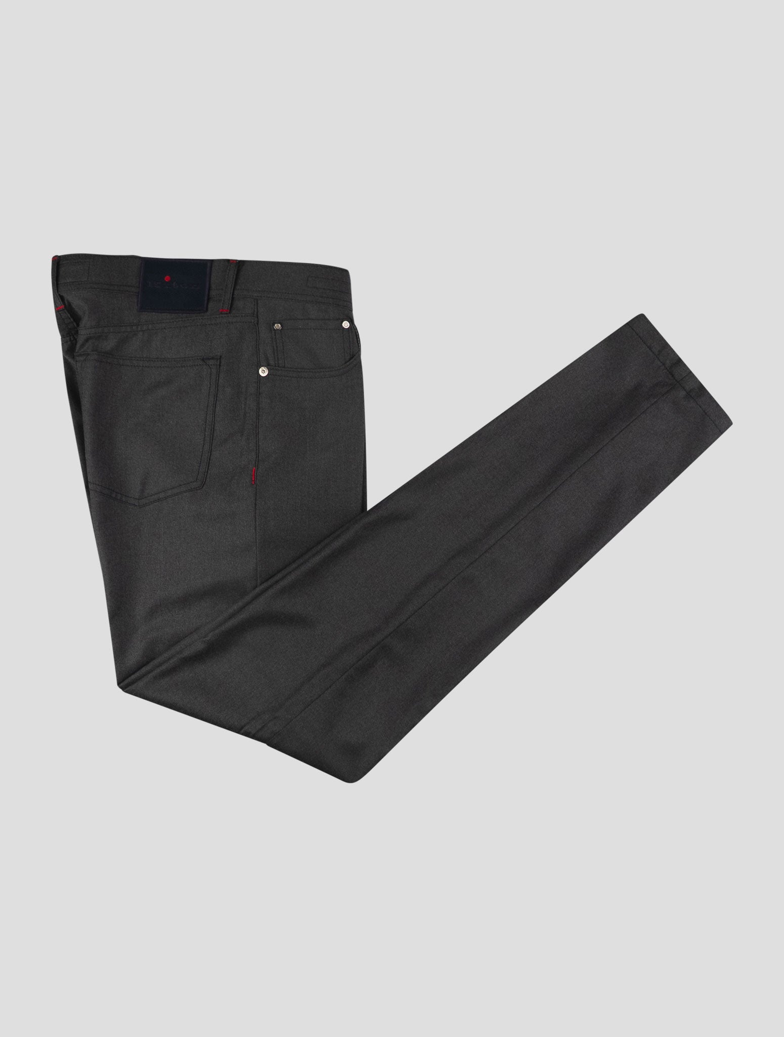 Kiton Gray Wool Pants Mod. Jeans