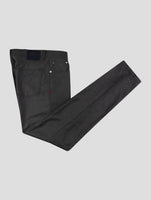Kiton Gray Wool Pants Mod. Jeans
