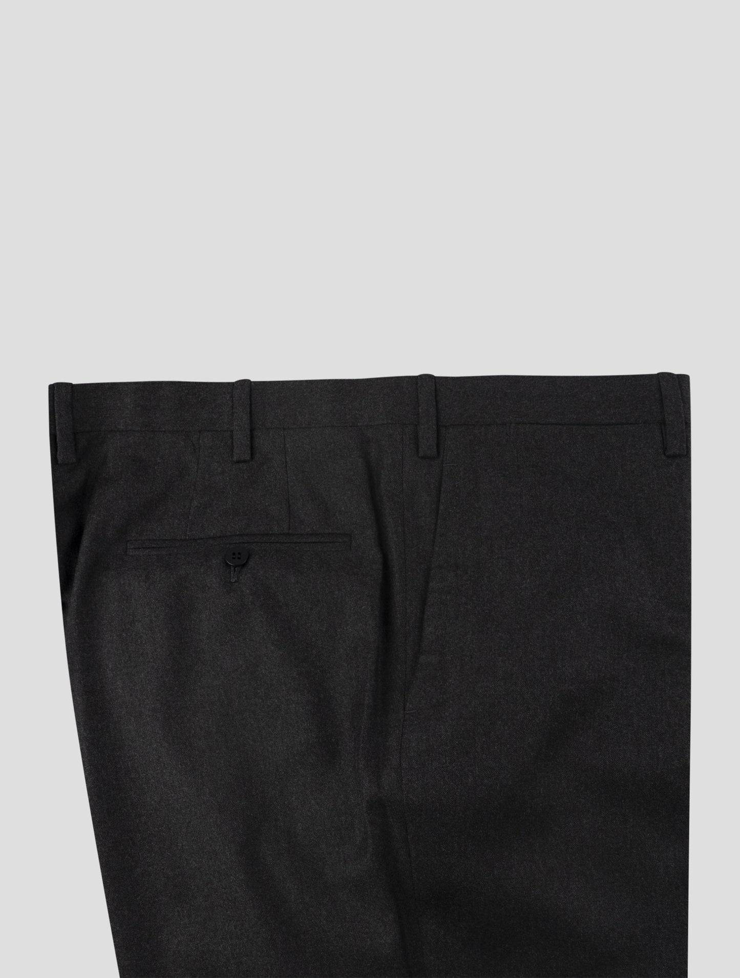 Kiton Gray Wool Dress Pants