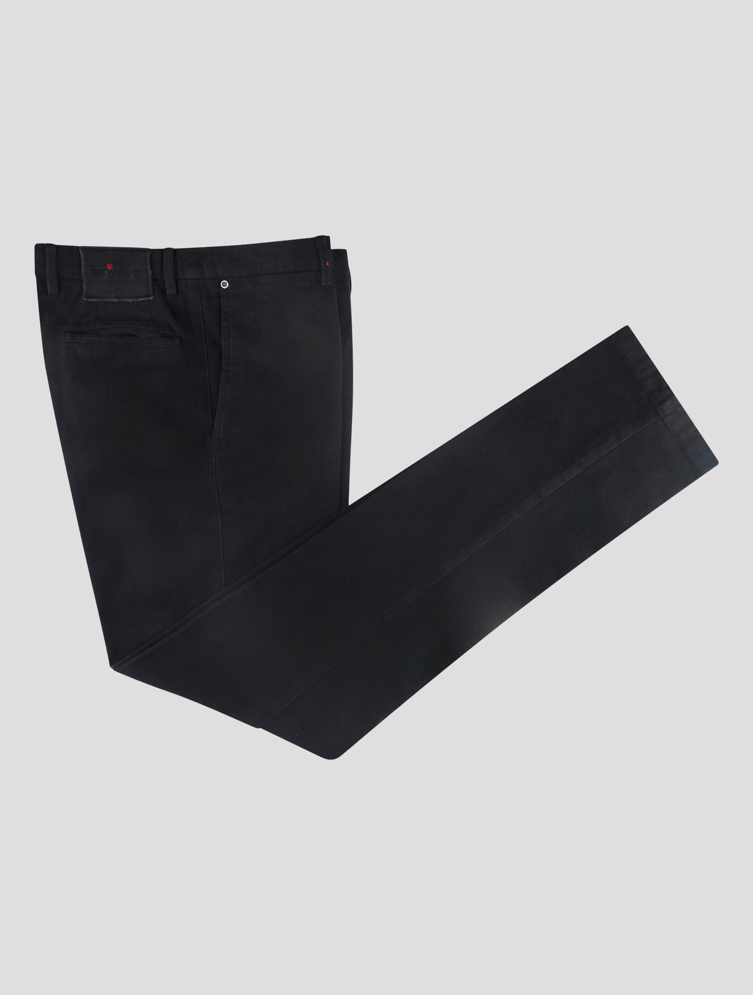 Kiton Black Cotton Ea Pants