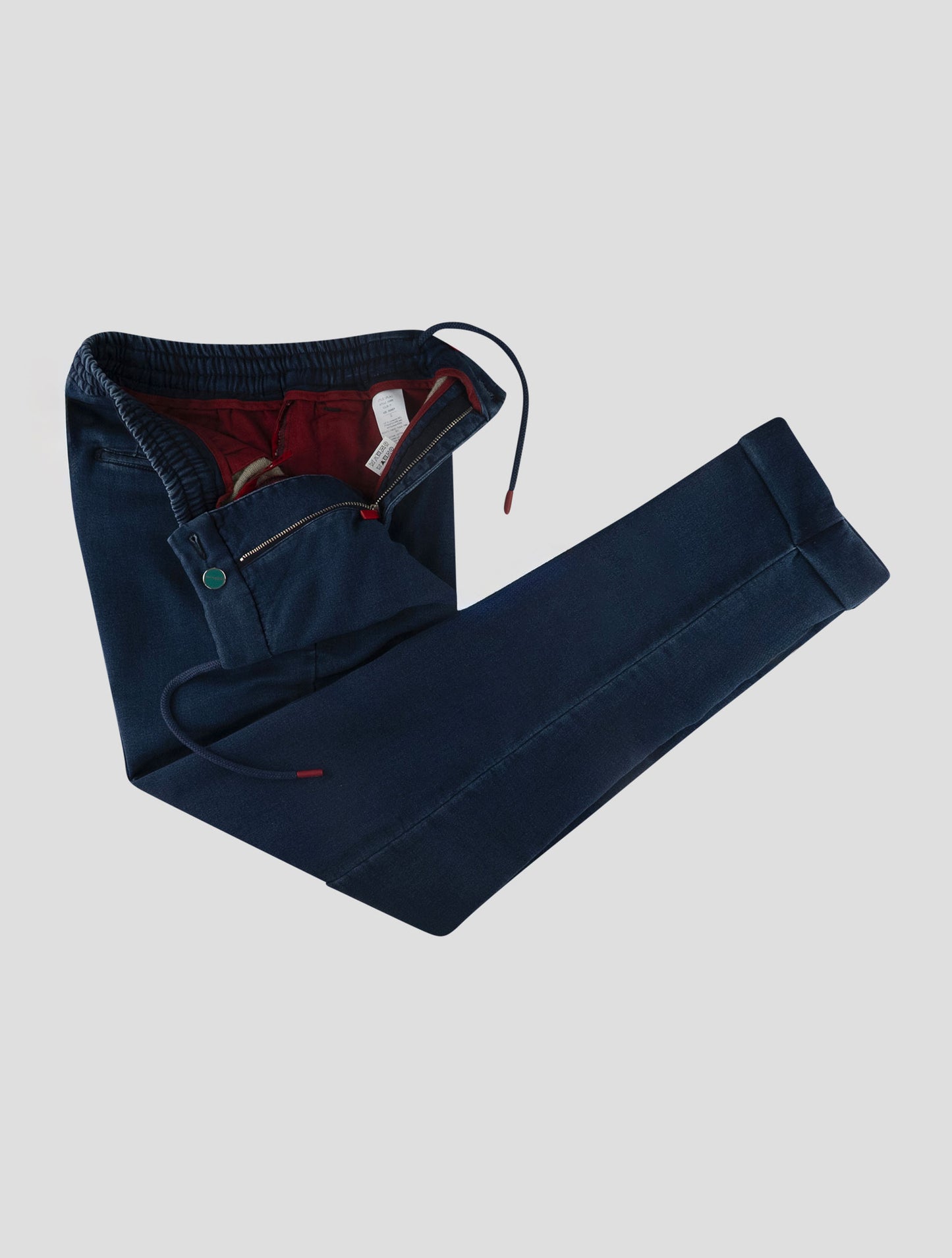 Kiton Blue Cotton Wool Pl Ea
