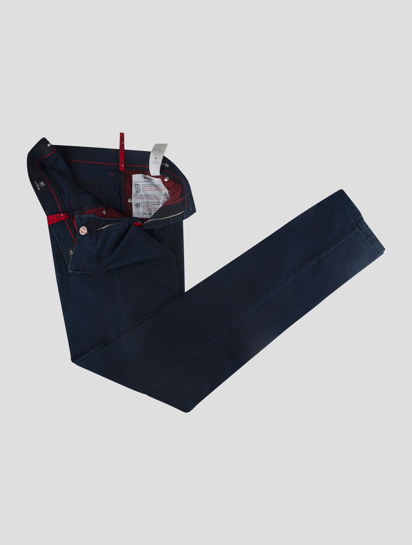 Kiton Blue Cotton Ea Jeans