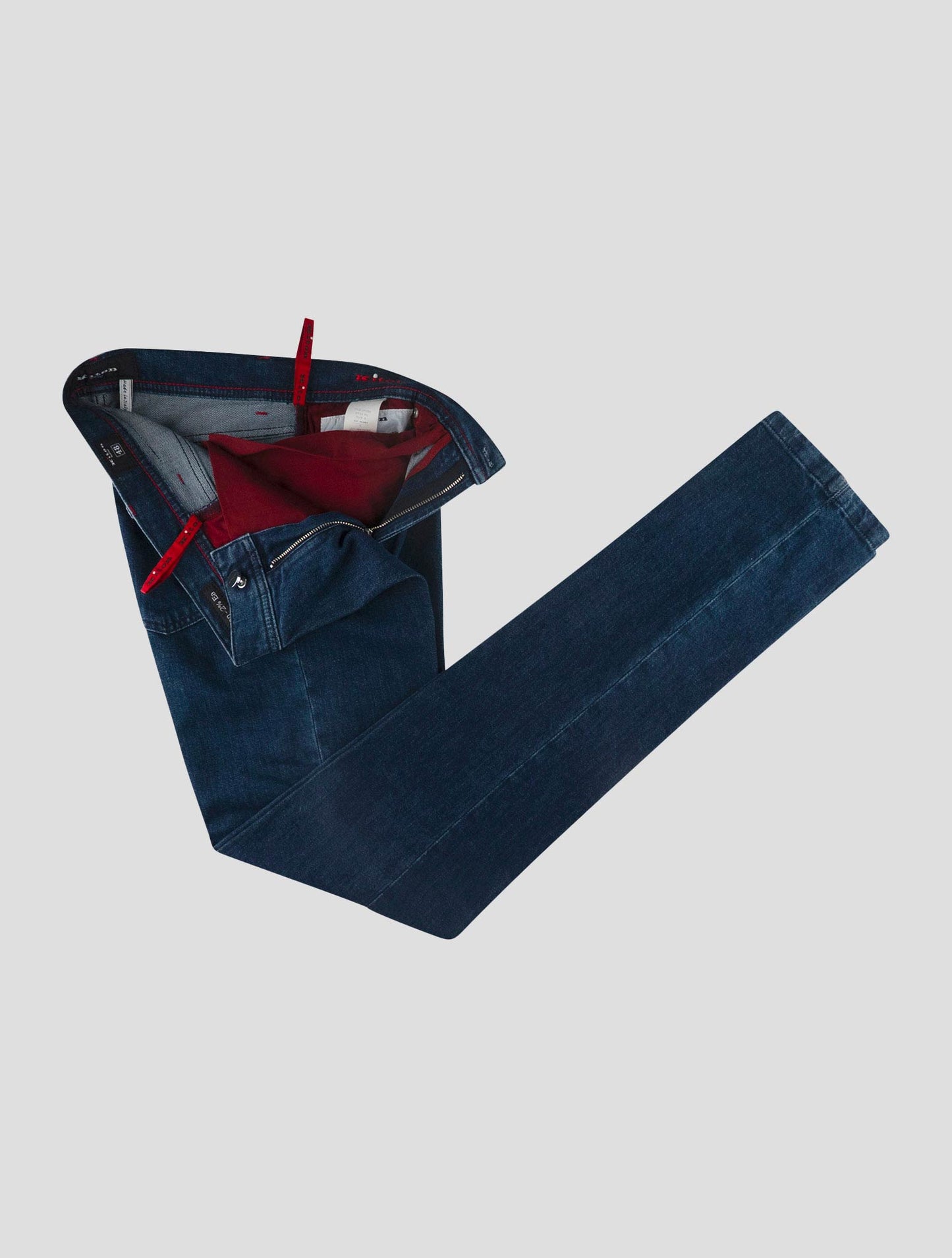 Kiton Blue Cotton Ea Jeans