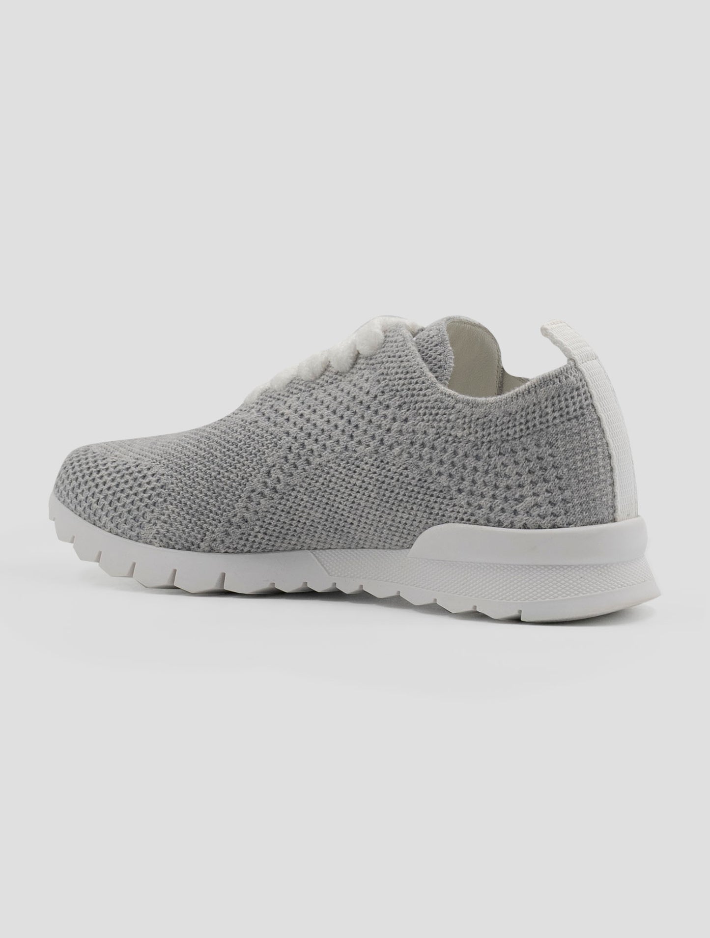 Kiton Gray Cashmere Pl Sneakers Women