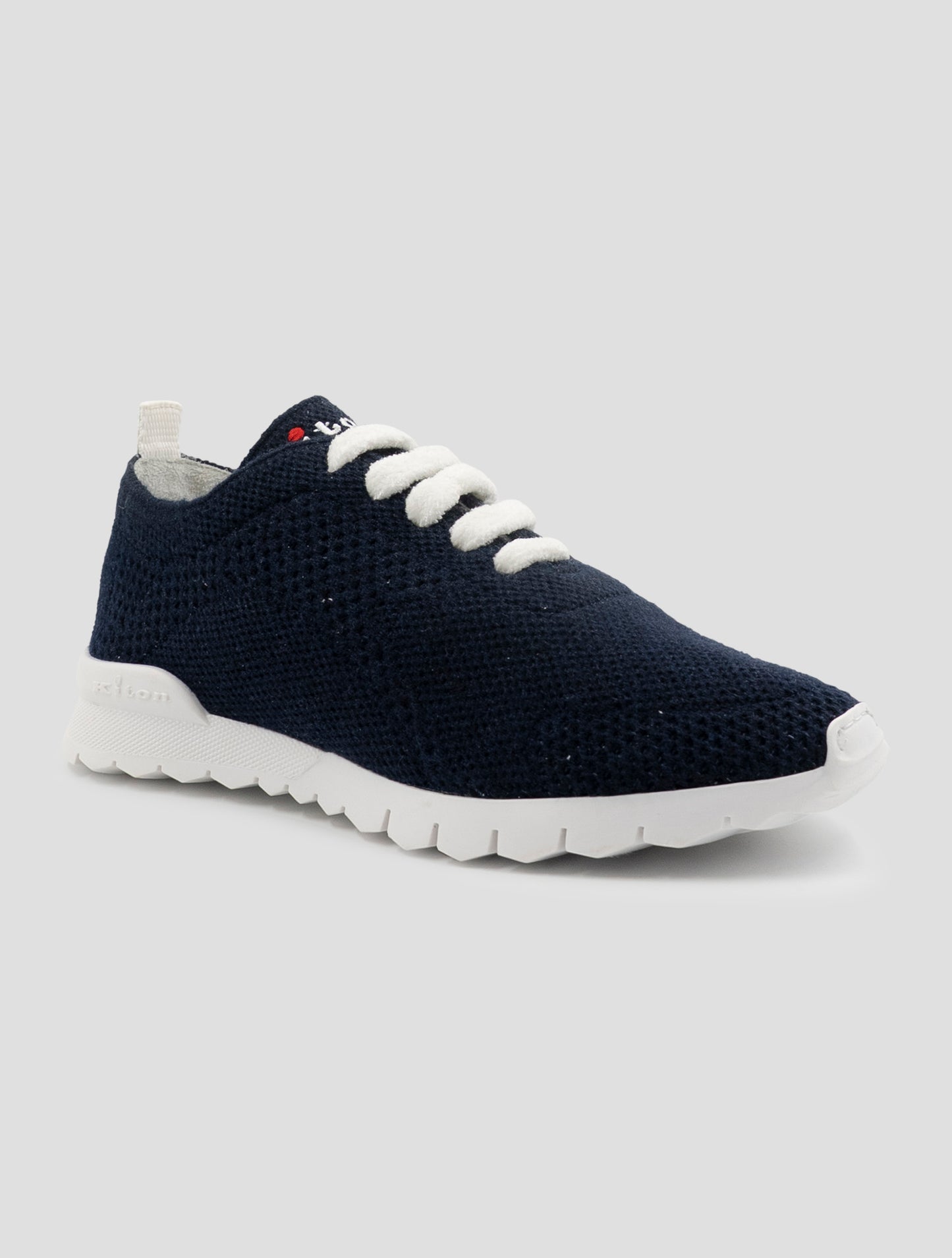 Kiton Blue Cashmere Pl Sneakers Women
