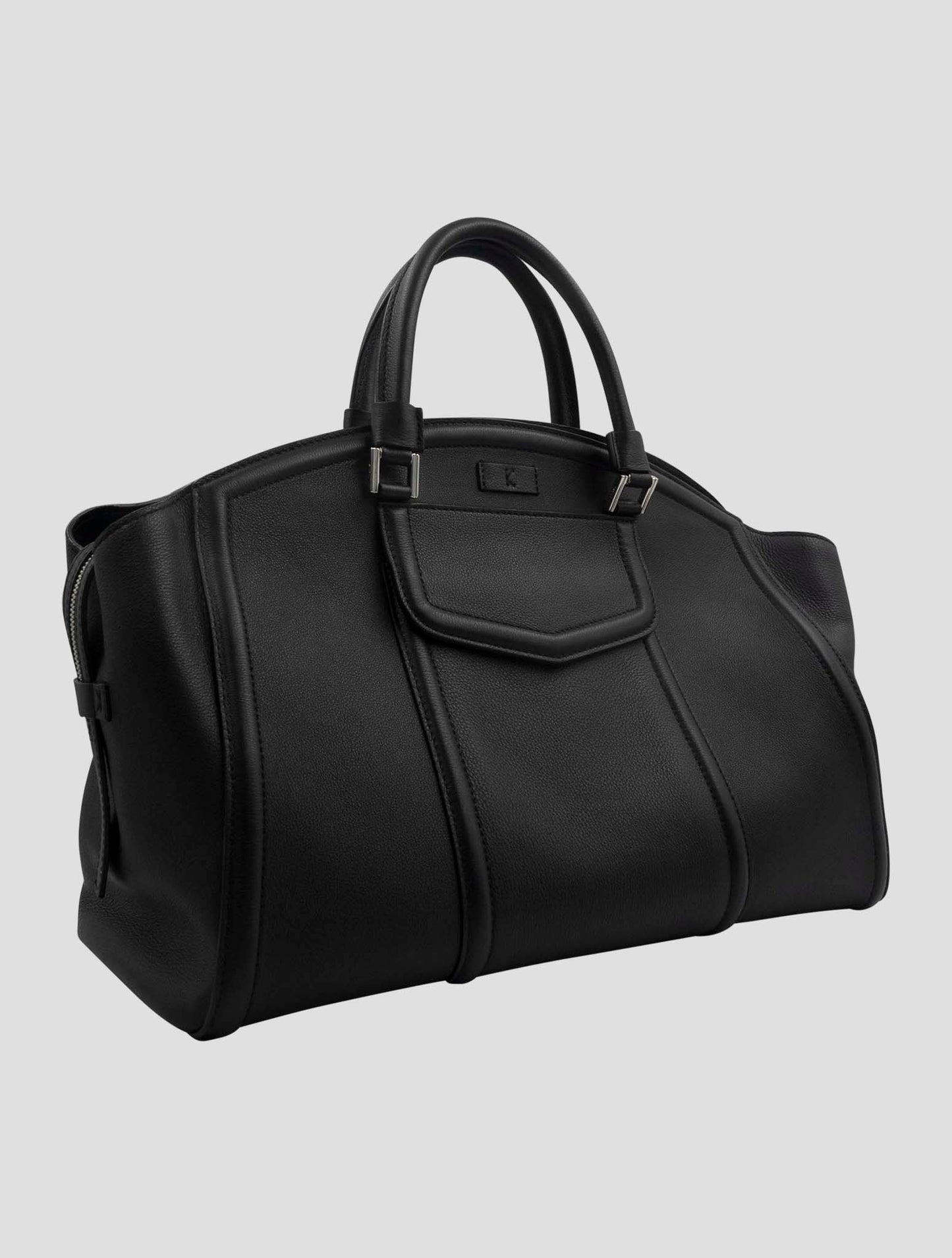 Kiton Green Leather Bag Women