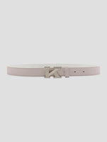 Kiton Pink Leather Deer Belt Women