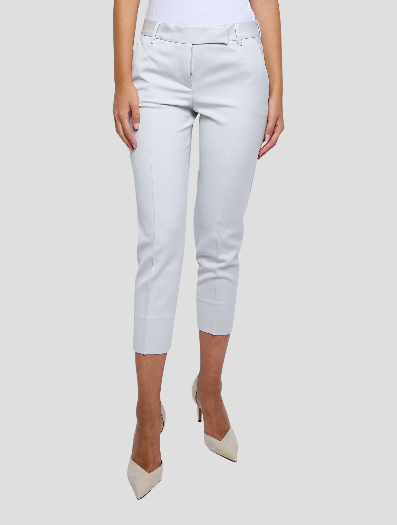 Kiton Gray Viscose Ea Pants Women