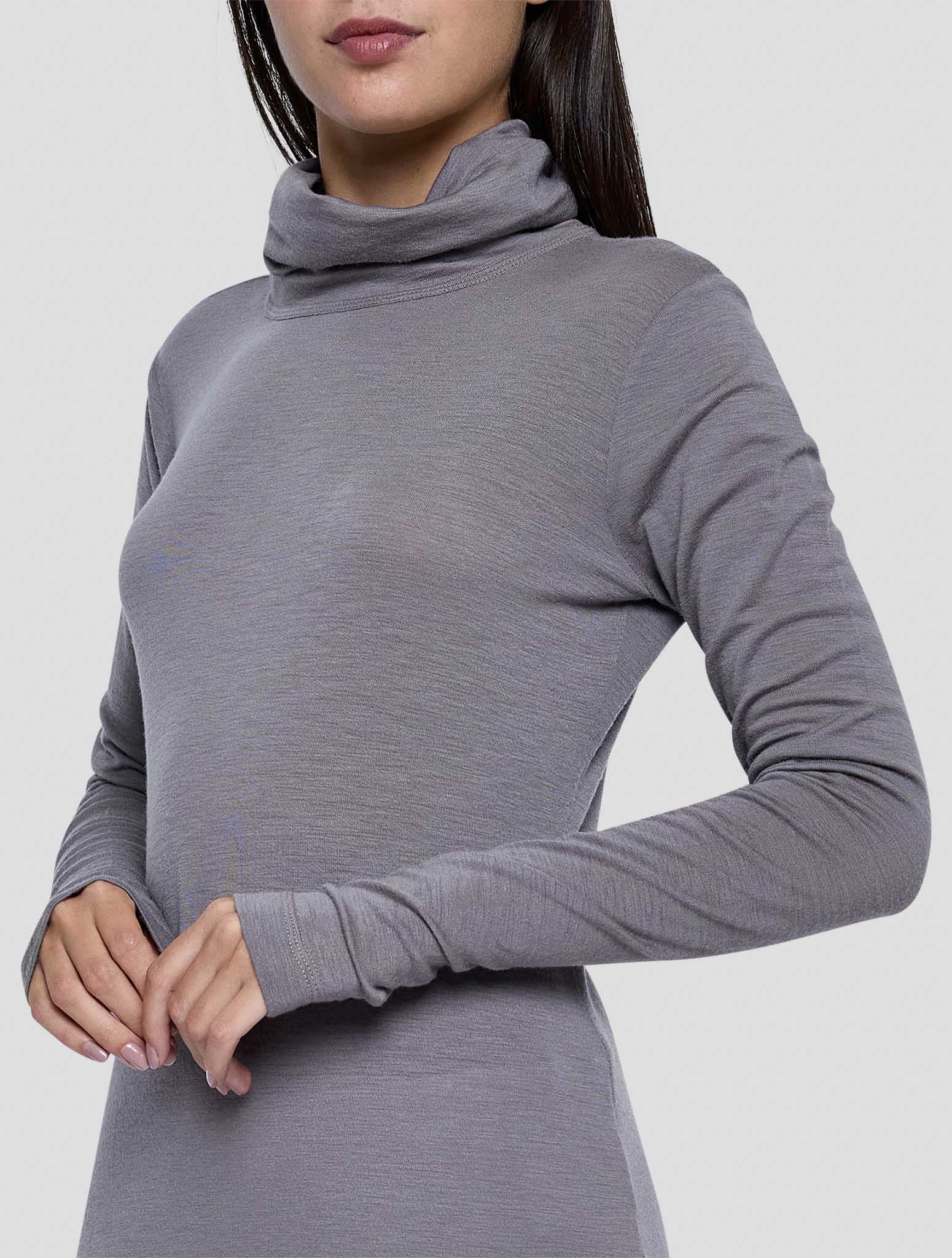 Kiton Taupe Cashmere Ea Sweater Turtleneck Women