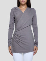 Kiton Taupe Cashmere Ea Shirt Women