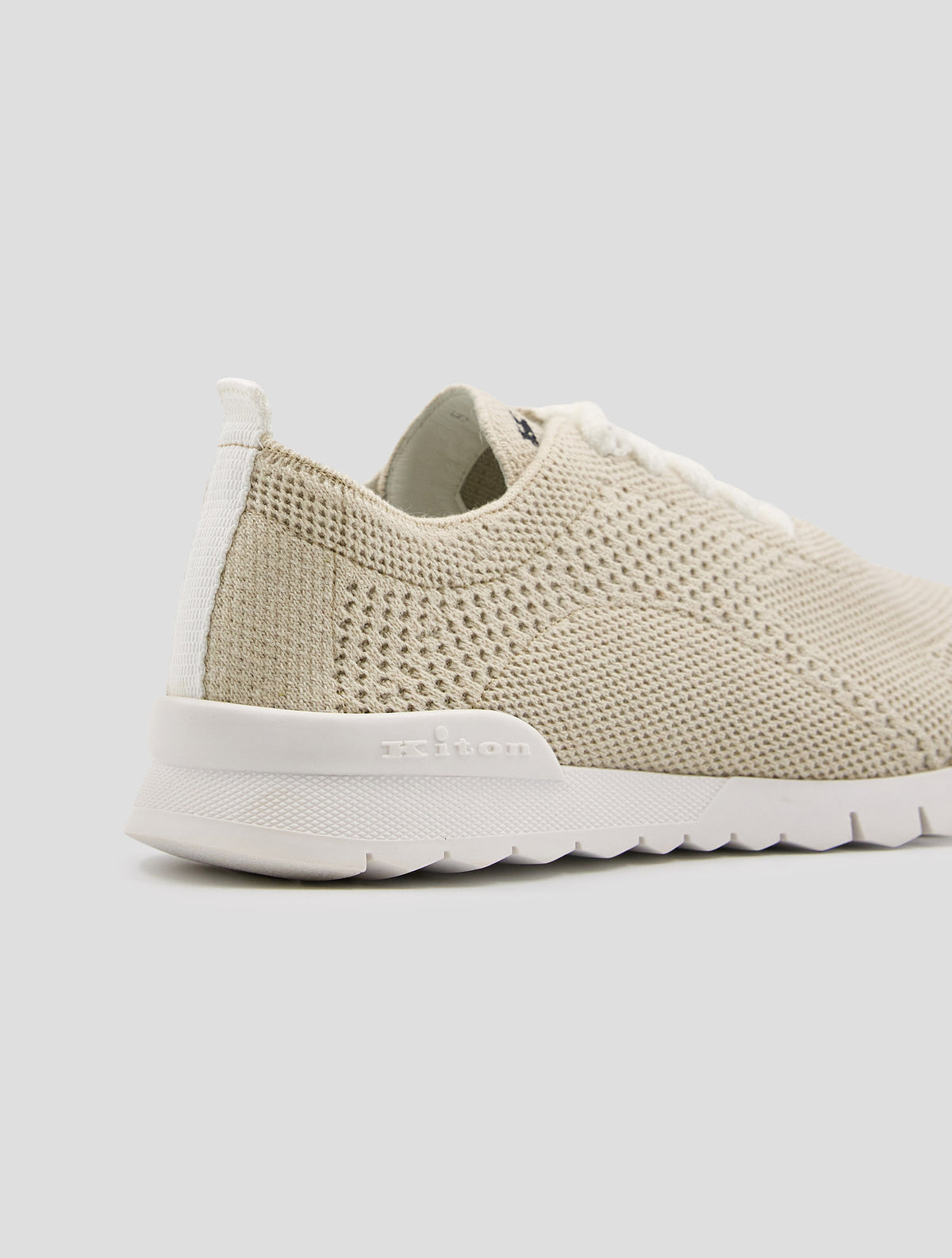 Kiton Light Beige Cashmere Pl Sneakers Women