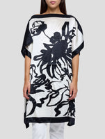 Kiton Black White Silk Blouse Shirt Women