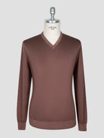 Kiton Ivory Cashmere Silk Sweater Half Neck