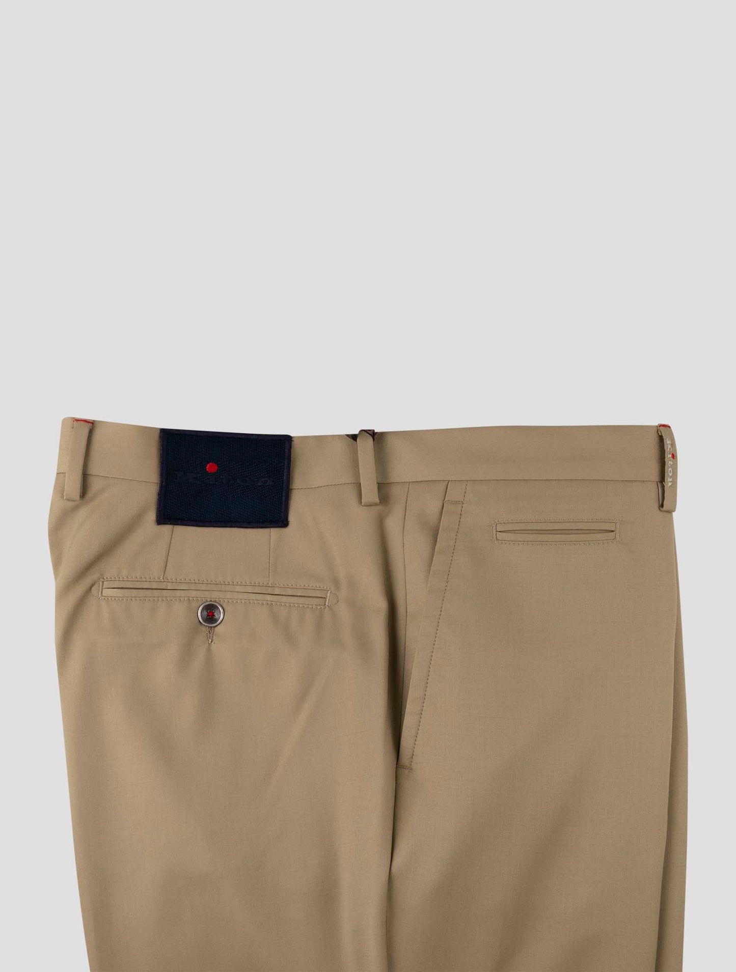 Kiton Brown Wool Pants