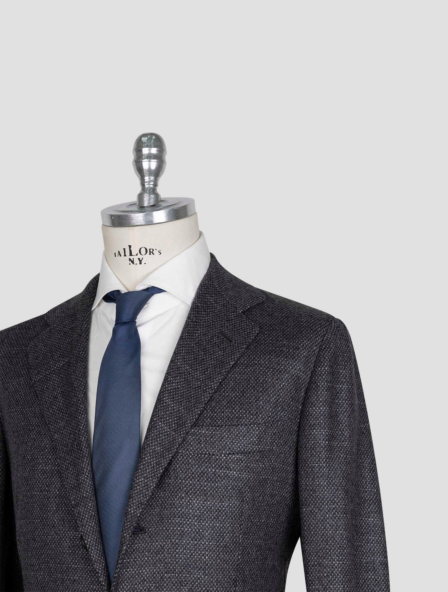 Kiton Dark Gray Cashmere Silk Blazer