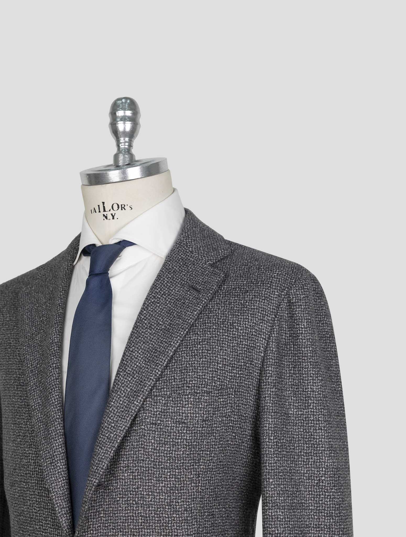 Kiton Dark Gray Cashmere Blazer