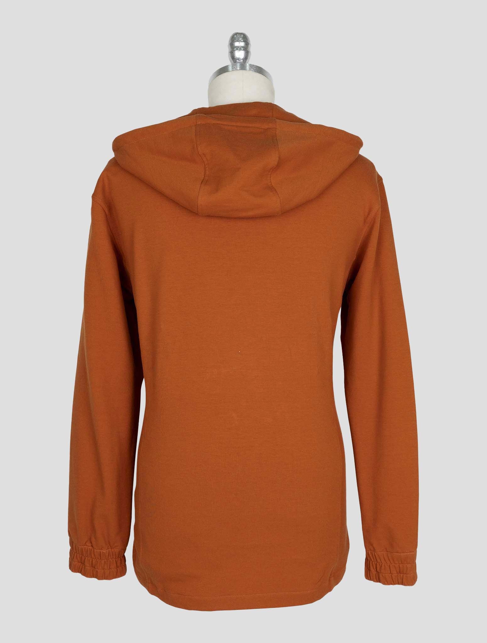 Kiton Brown Cotton Ea Sweater Full Zip