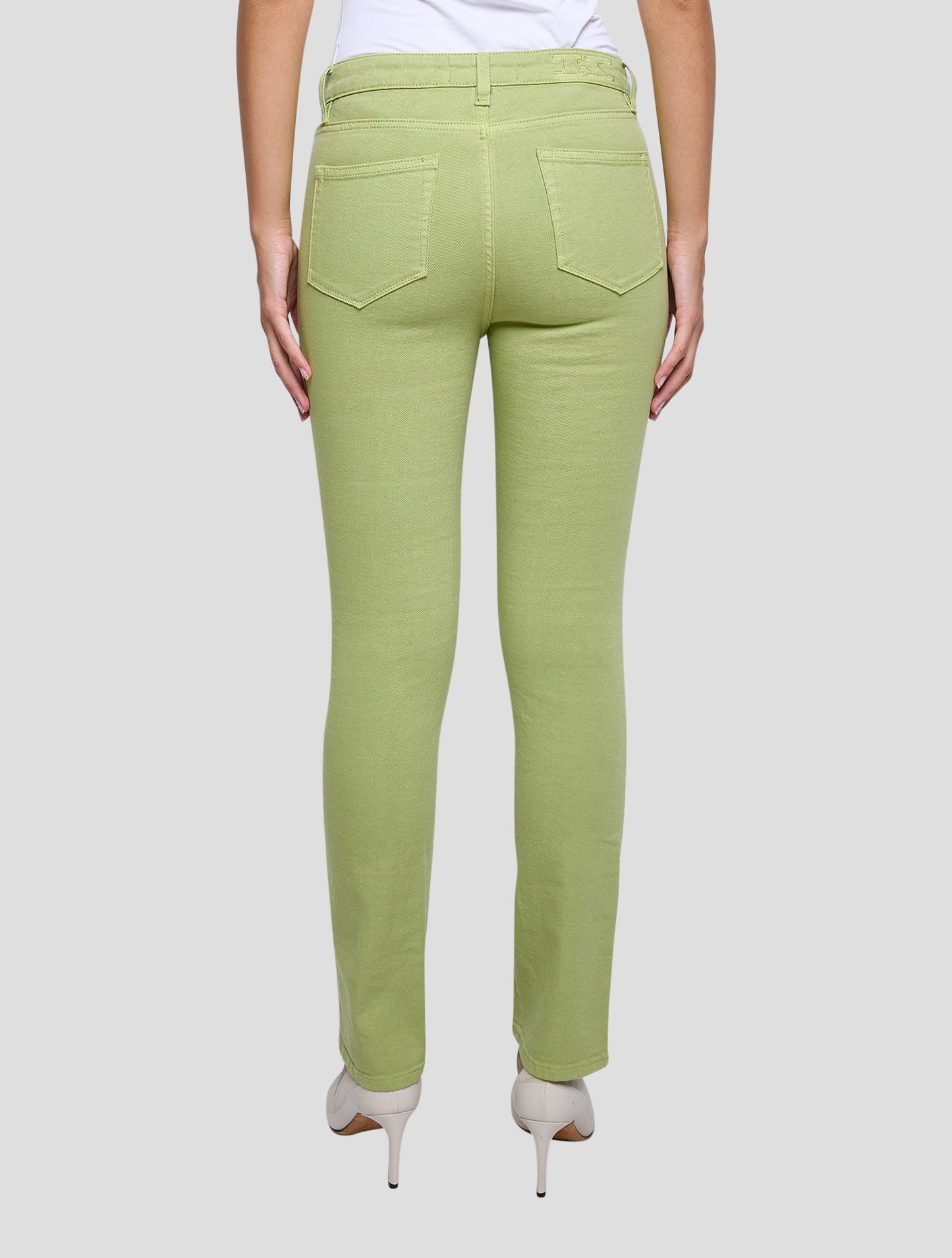 Kiton Green Cotton Ea Jeans Women
