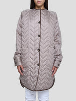 Kiton Brown Silk Overcoat Women