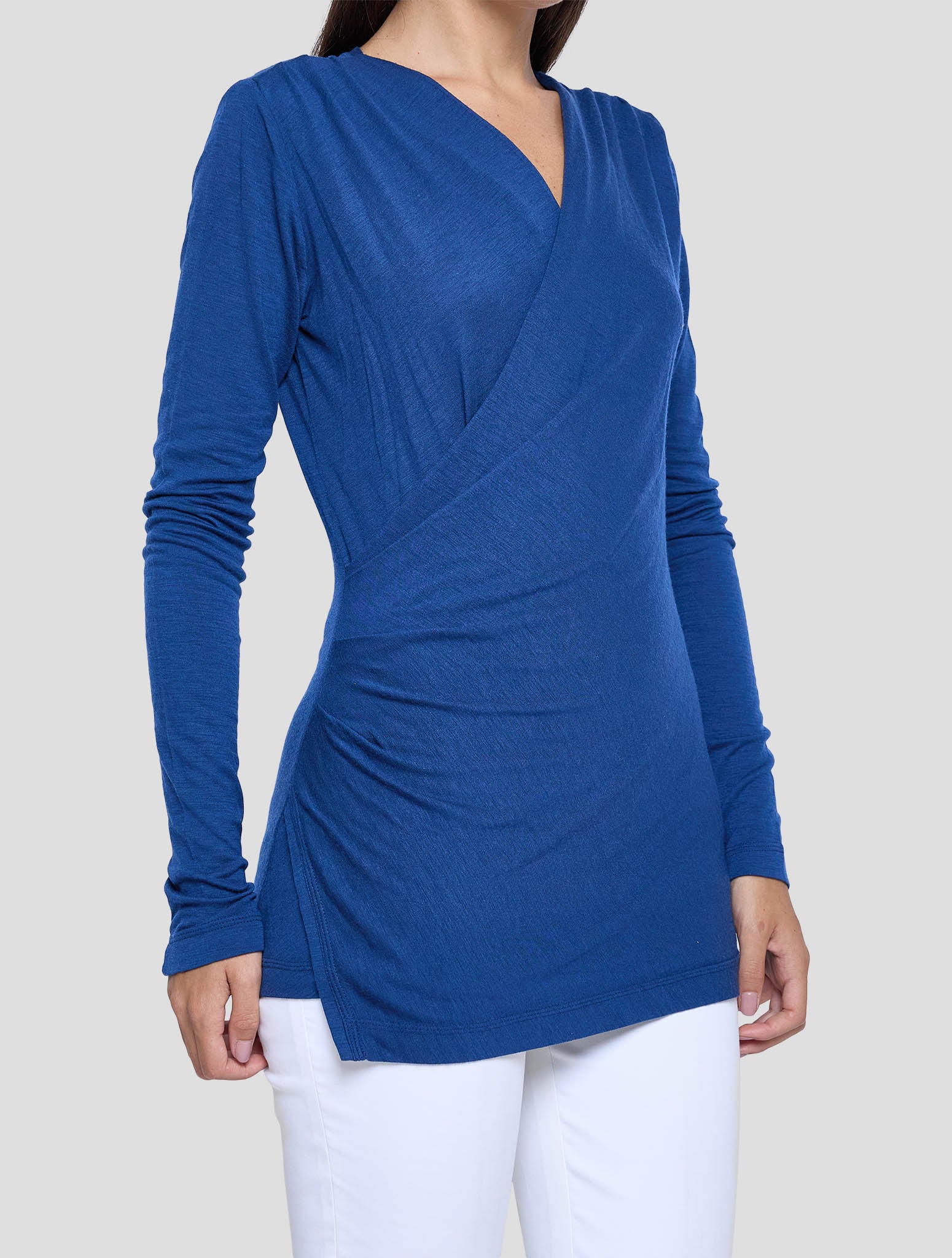 Kiton Blue Cashmere Ea Sweater Women