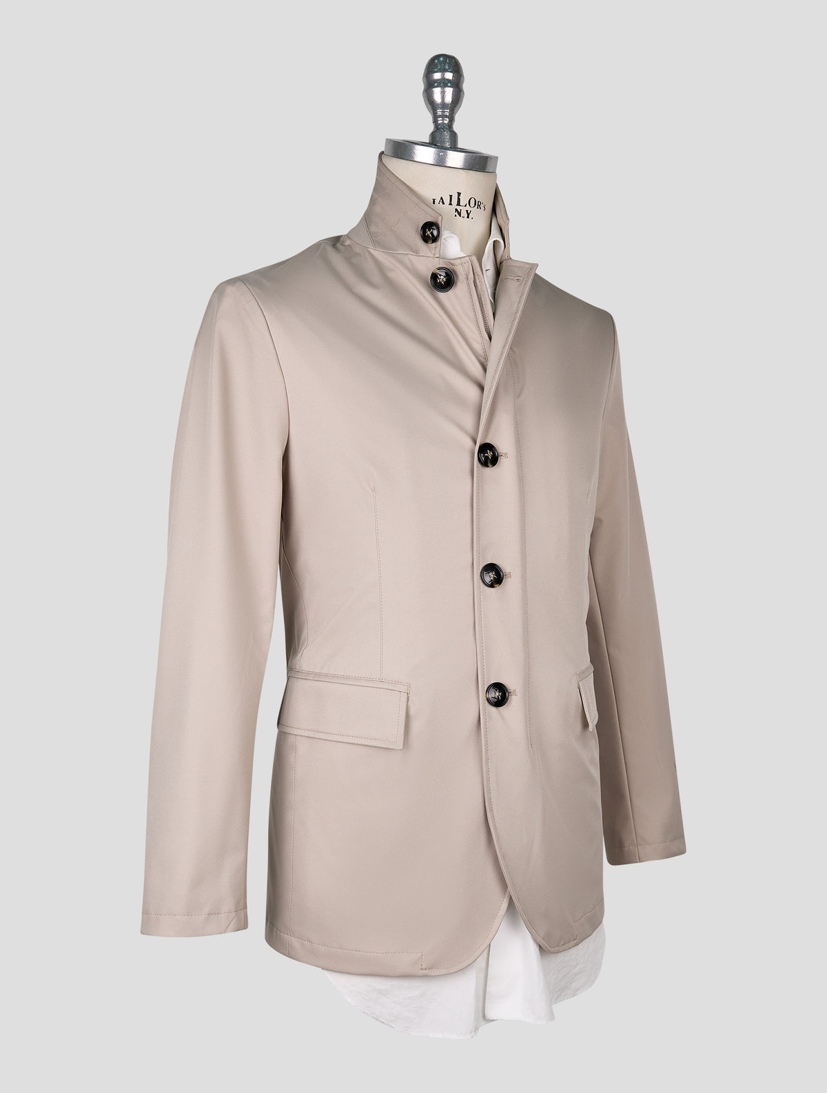 Kiton Beige Pl Coat