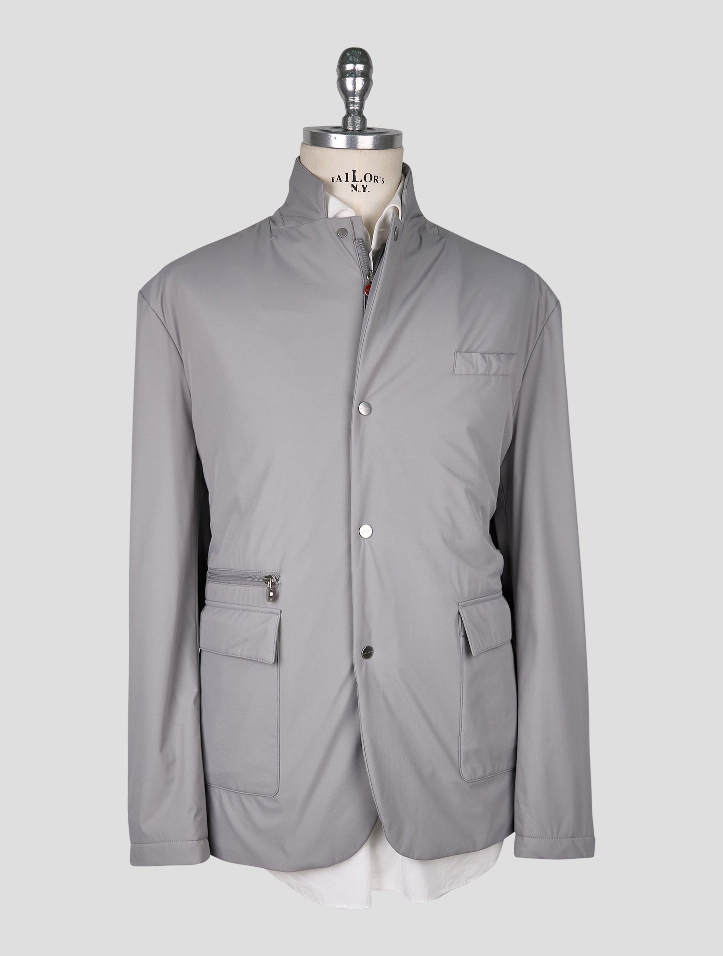 Kiton Gray Pl Coat