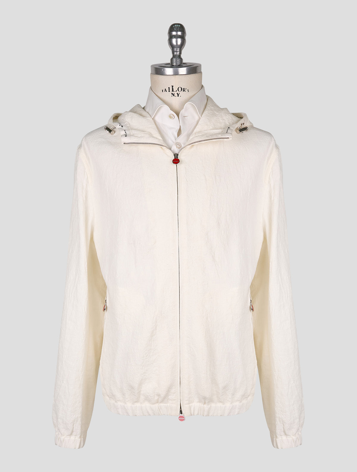 Kiton White Linen Coat