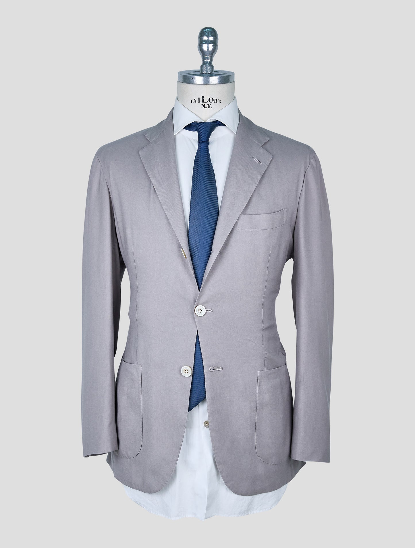 Kiton Gray Cashmere Blazer