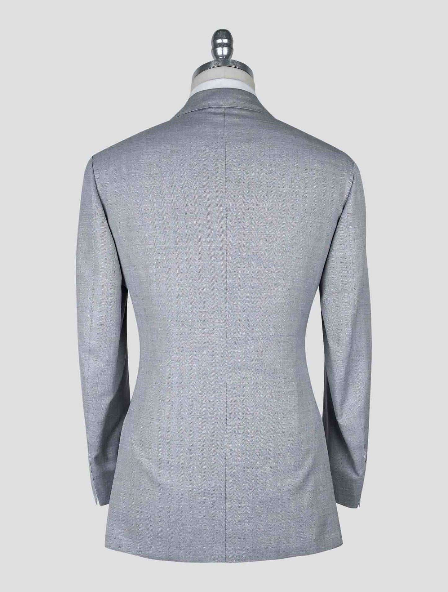 Kiton Gray Cashmere Silk Linen Suit