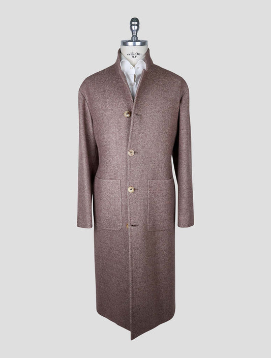 Kiton Brown Cashmere Overcoat