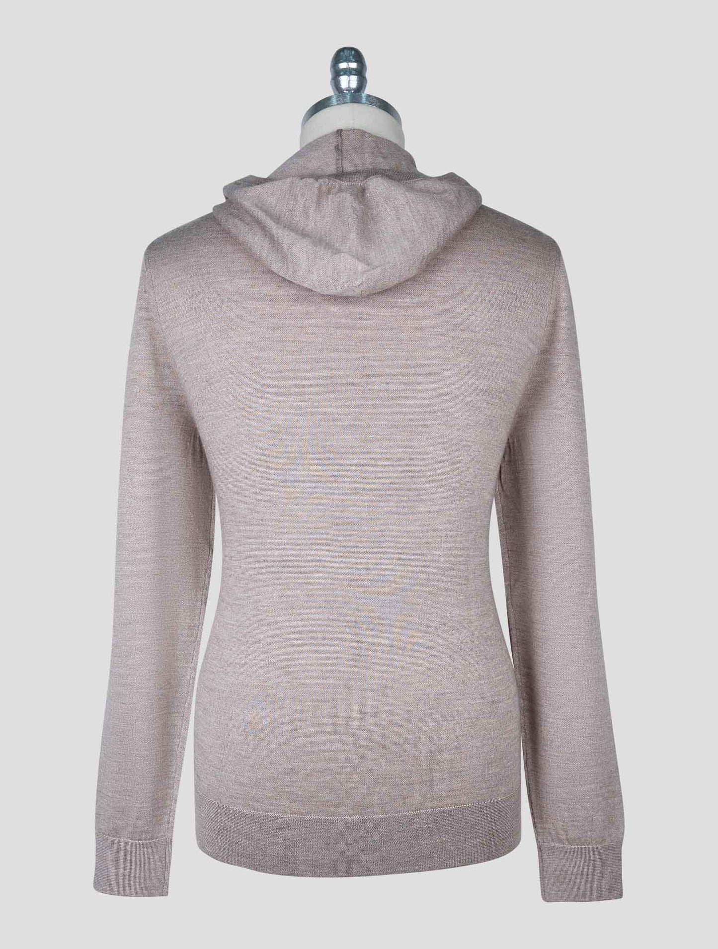 Kiton Brown Cashmere Silk Sweater Hoodie
