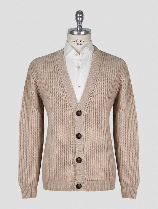 Kiton Brown Cashmere Cardigan