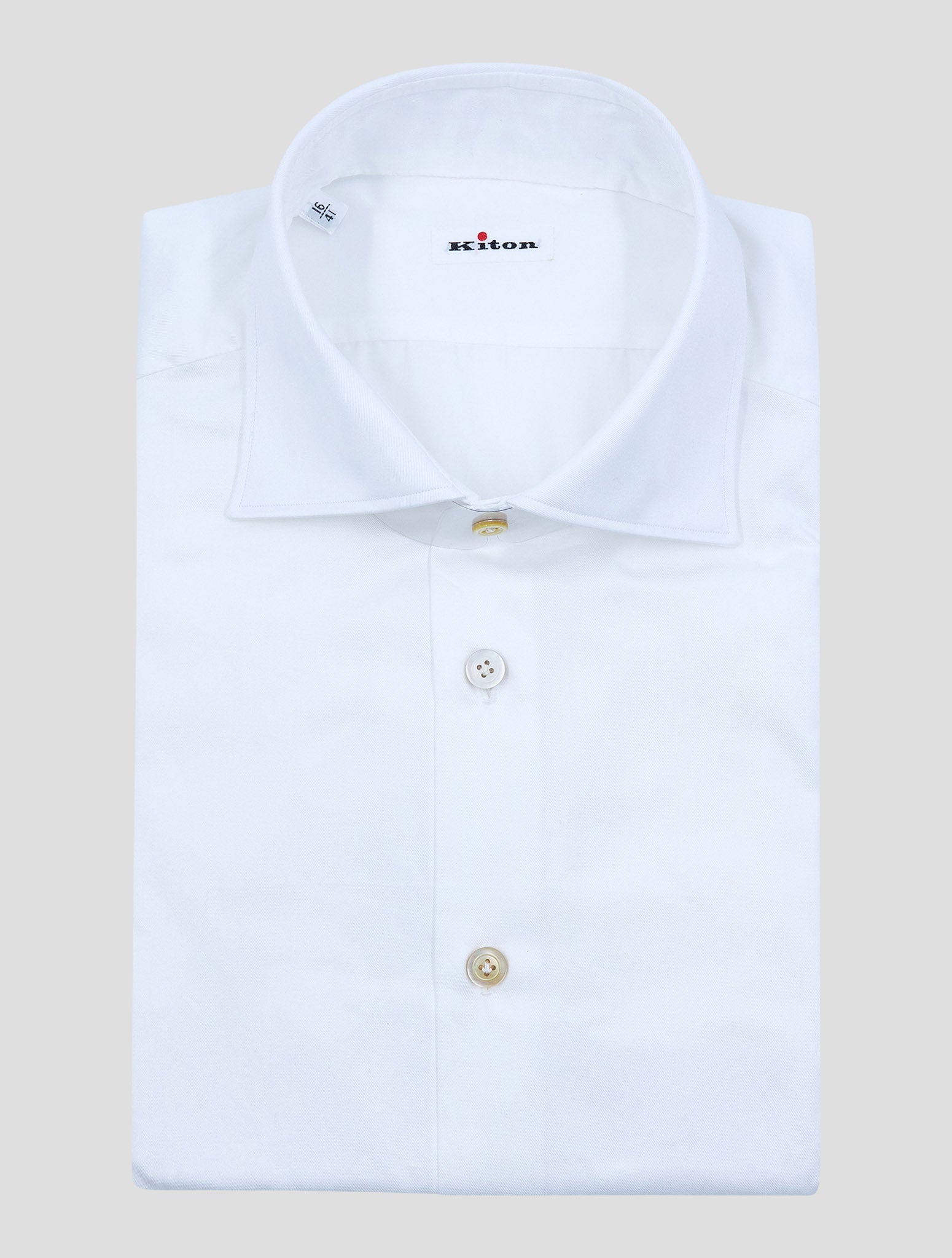 Kiton Light Blue Cotton Shirt