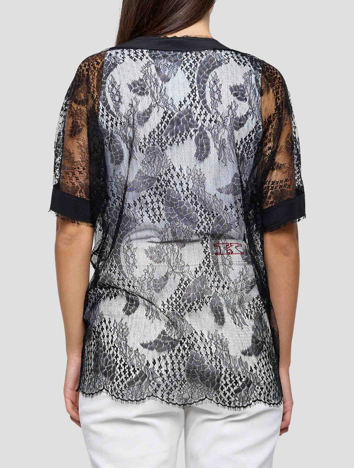 Kiton Black Viscose Pa Shirt Women