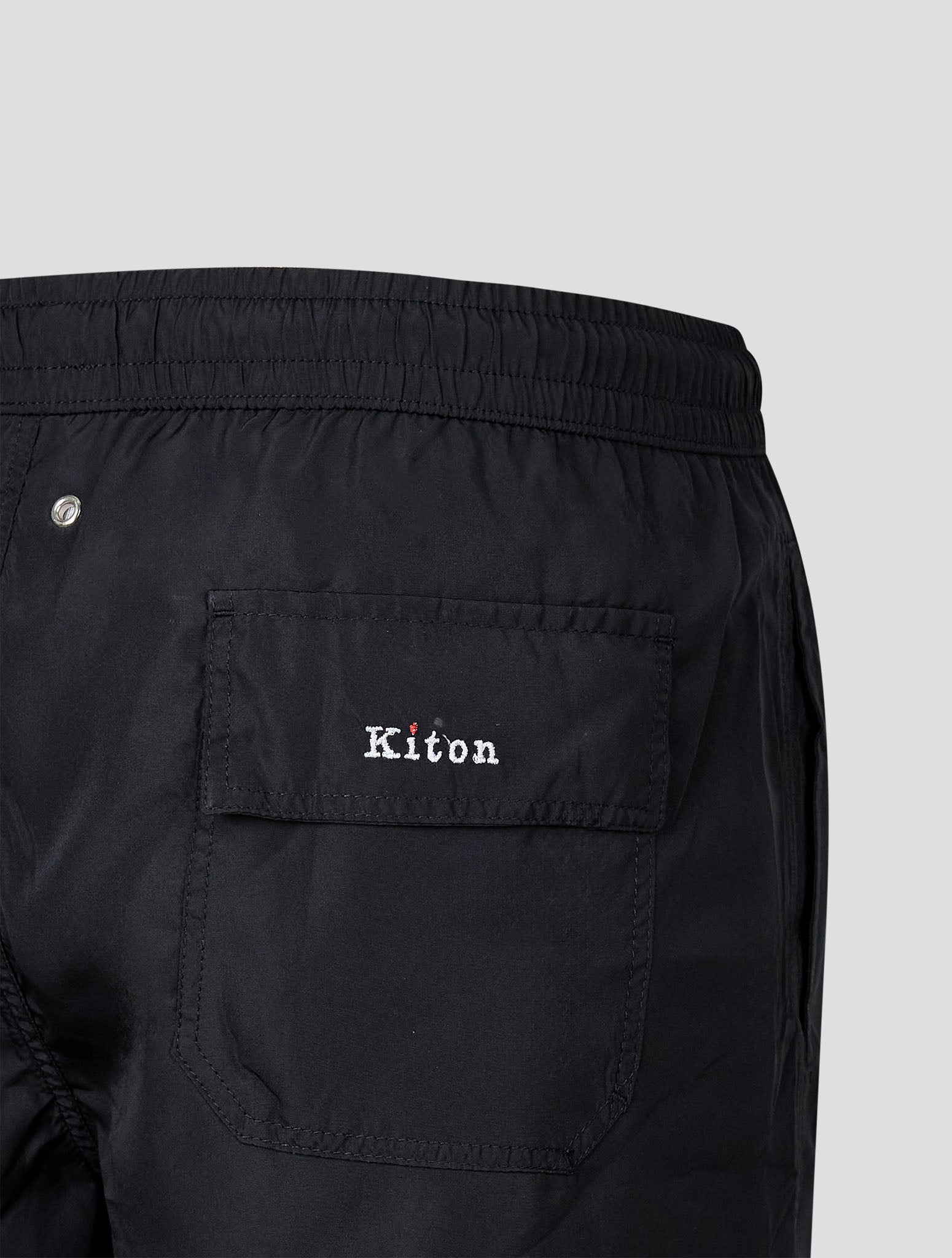 Kiton Black Pl Swim Trunks