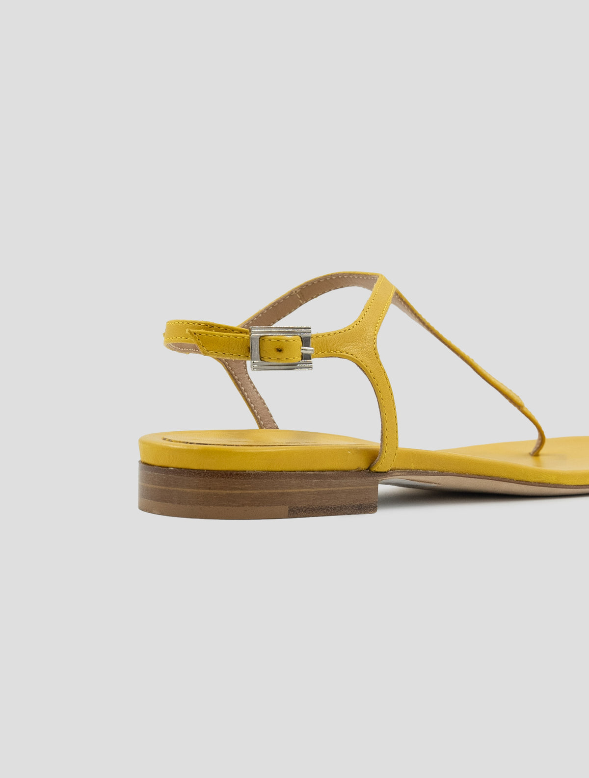 Kiton Yellow Leather Sandals