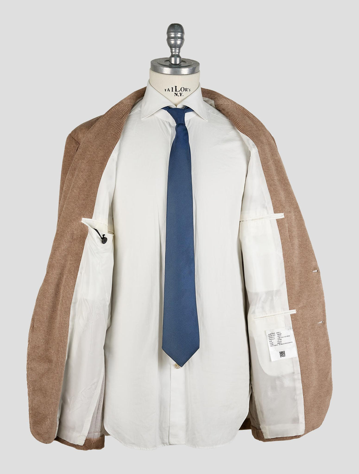 Kiton Knt Brown Cotton Pa Velvet Suit