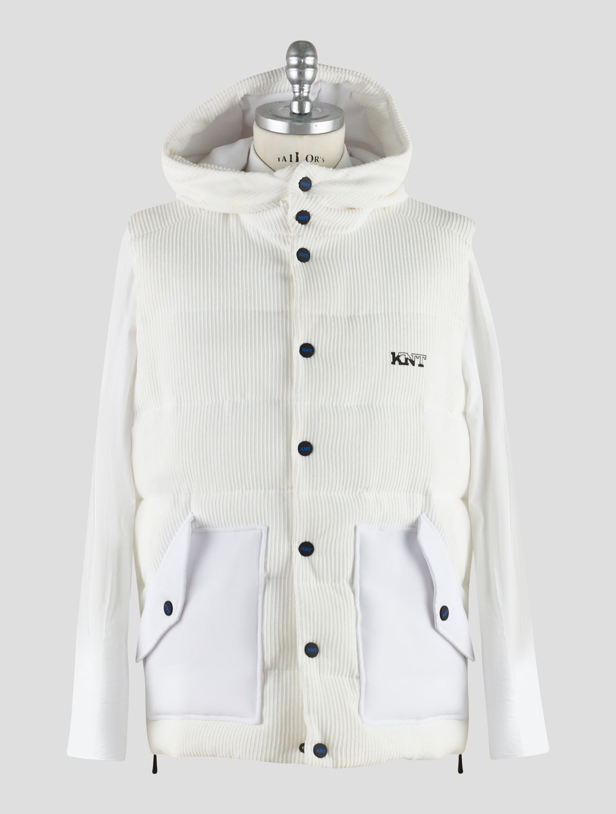 Kiton Knt White Pl Pa Ea Gilet Coat