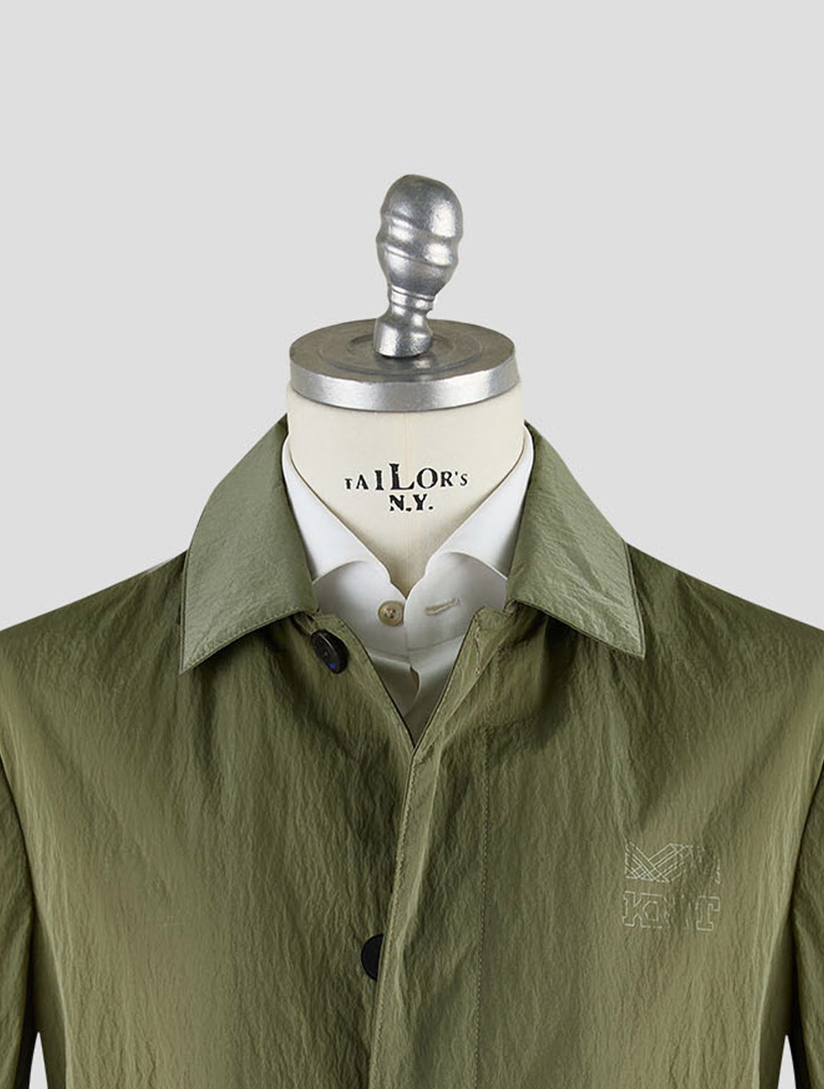 Kiton Knt Green Pa Overcoat