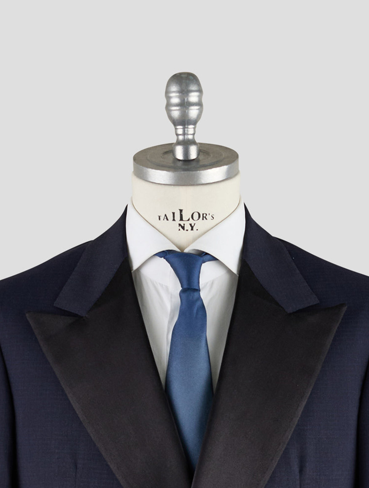 Kiton Knt Dark Blue Virgin Wool Ea Blazer