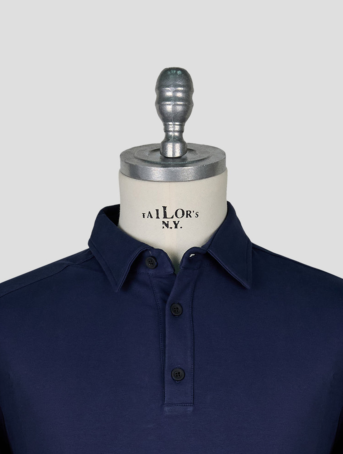 Kiton Knt Dark Blue Sweater Polo