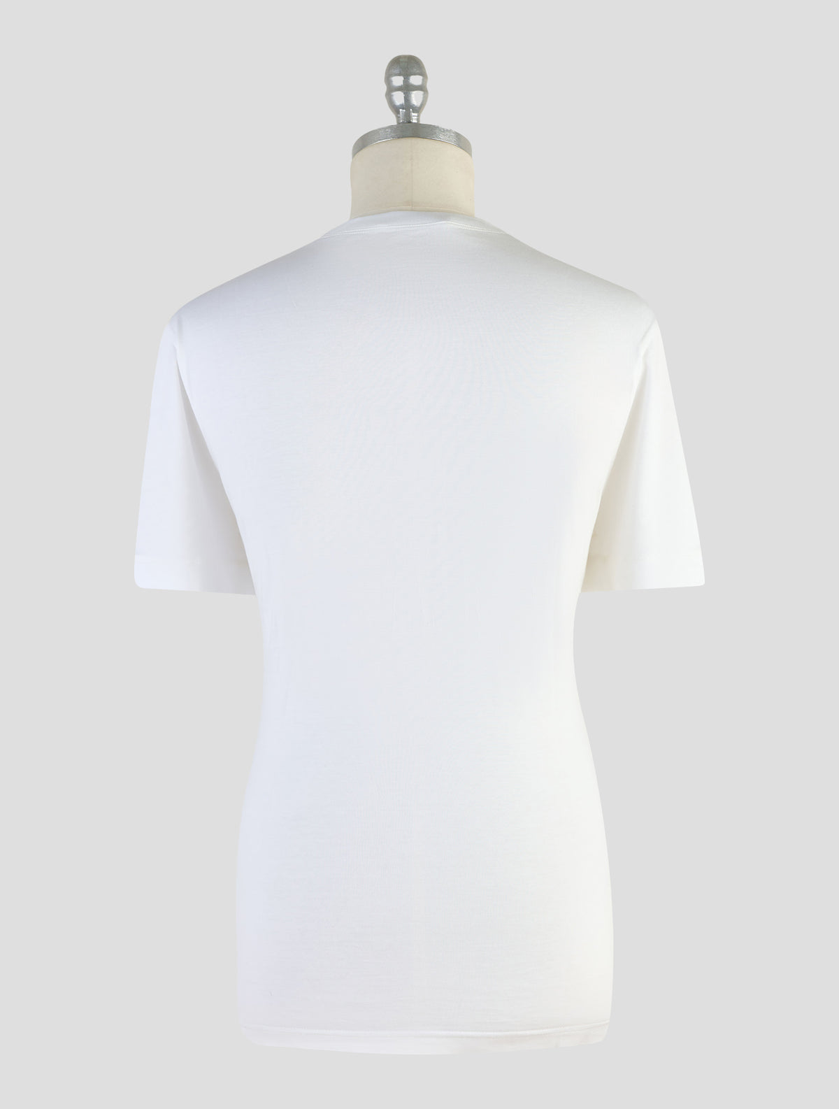 Kiton Knt White Cotton T-Shirt
