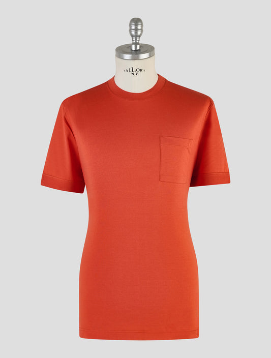 Kiton Knt Coral Cotton T-Shirt