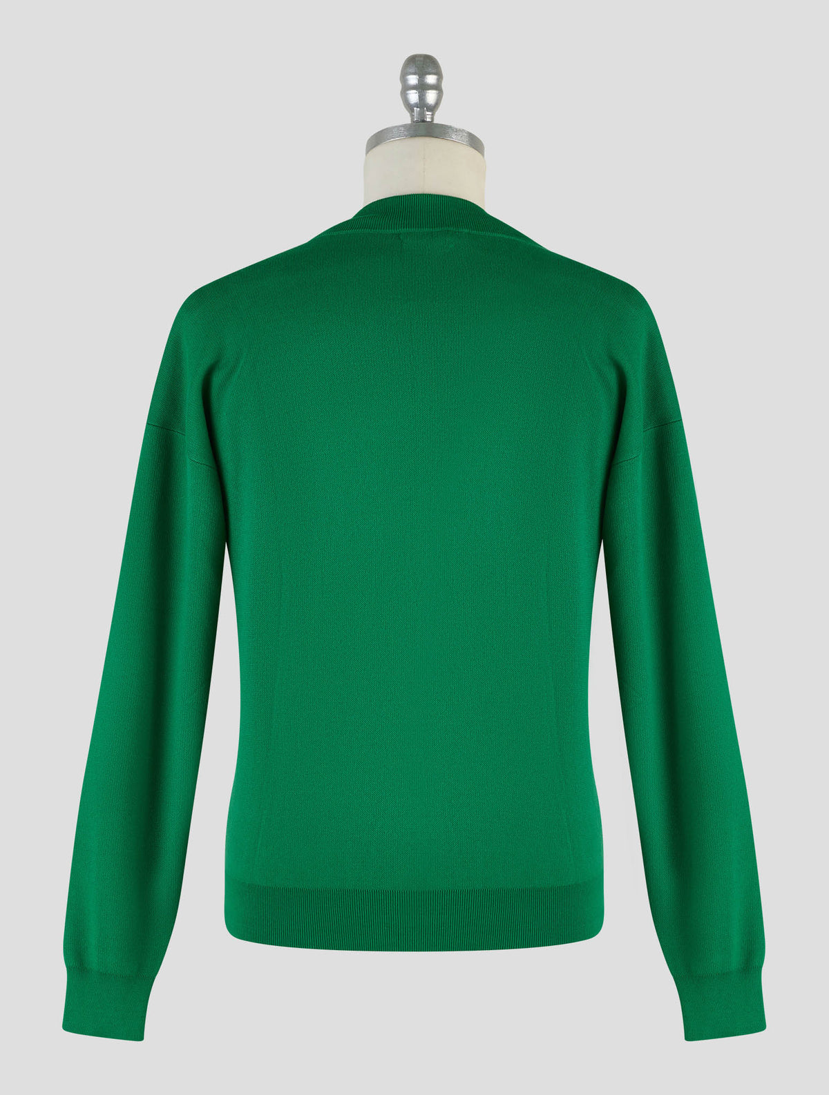 Kiton Knt Green Cotton Cardigan