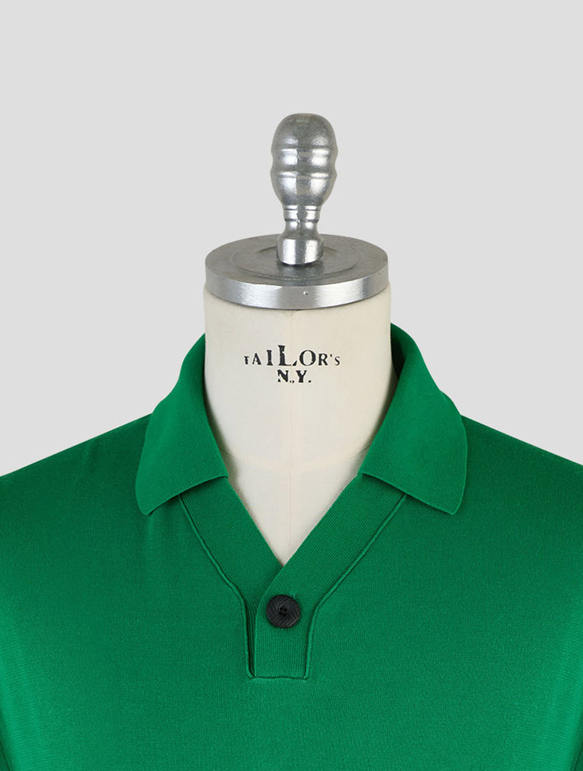 Kiton Knt Green Cotton Polo
